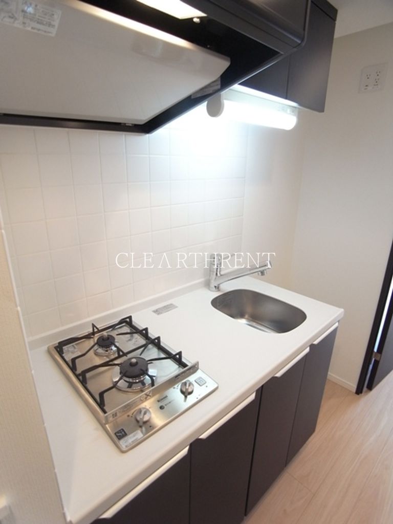 コンシェリア文京根津203号室 ２口ガスコンロ