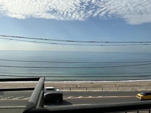 ライオンズマンション鎌倉七里ガ浜海岸3階 バルコニーからの眺望