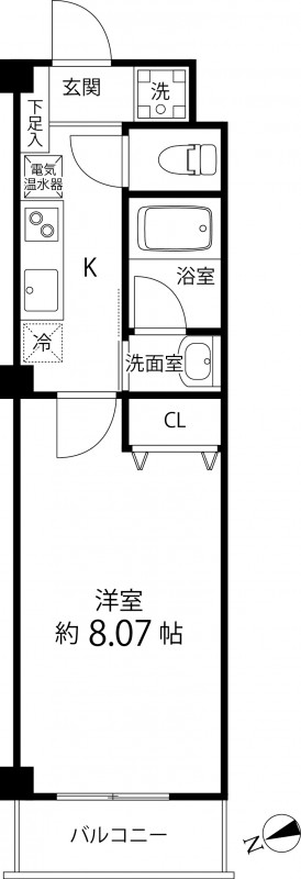 サンイング北松戸6階 間取