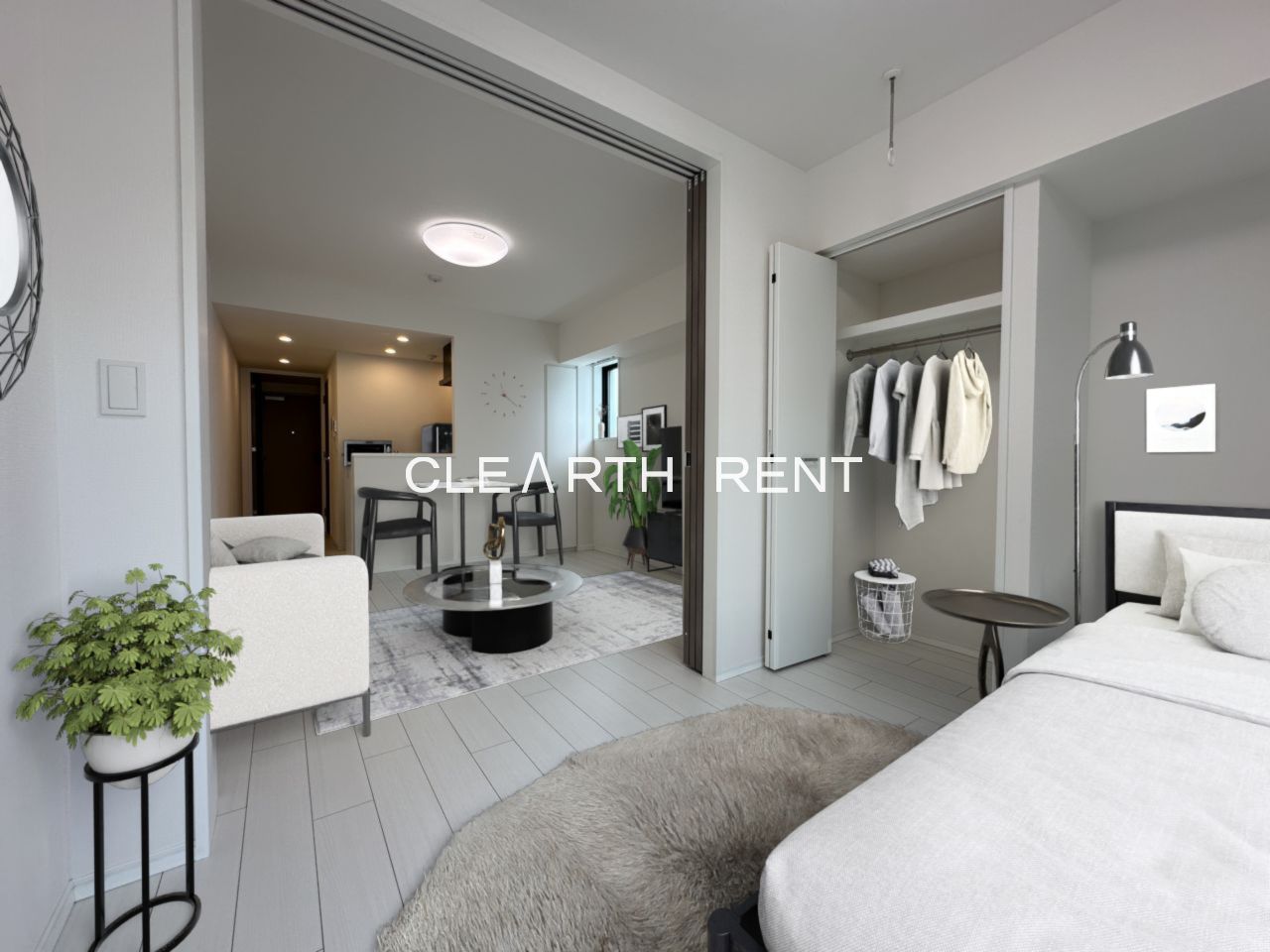 ＧＲＡＮ ＰＡＳＥＯ三宿3階 モデル家具設置写真