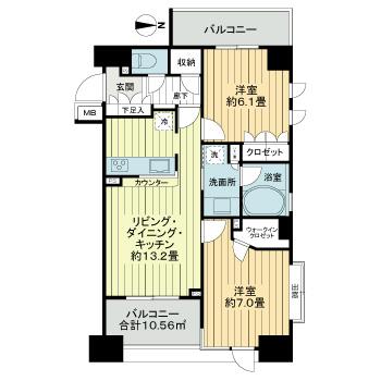 サンクタス森下8階 間取