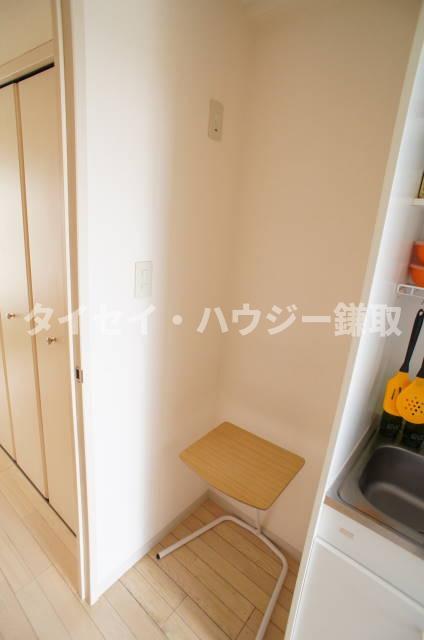 芝コーポ５号館0408号室 洗濯機置き場です。モデルルームの写真です♪