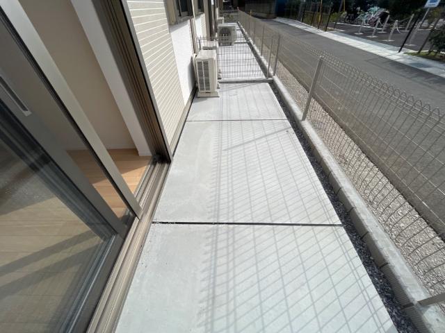 ブルー　スカイ（BLUE SKY）105号室 ベランダ