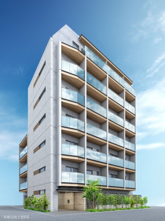 イプセ三軒茶屋702号室 外観完成予想CG