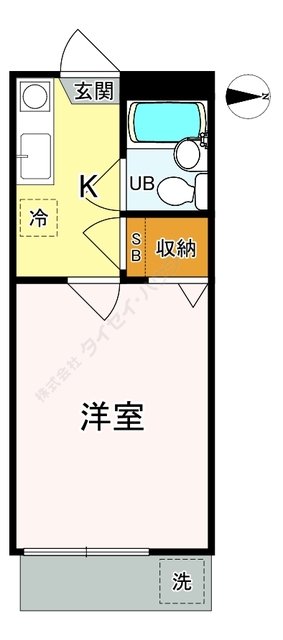 メゾンエトワールＢ棟0102号室 間取
