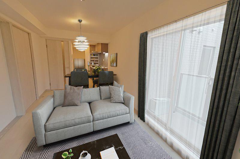 レジディア世田谷若林3階 リビング　※これはVR画像です。