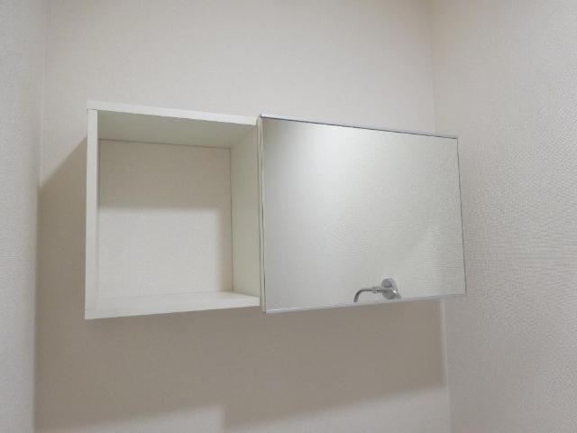 ＪｕｈａｍｏａⅡ　-ジュハモア-101号室 トイレ戸棚（鏡付）