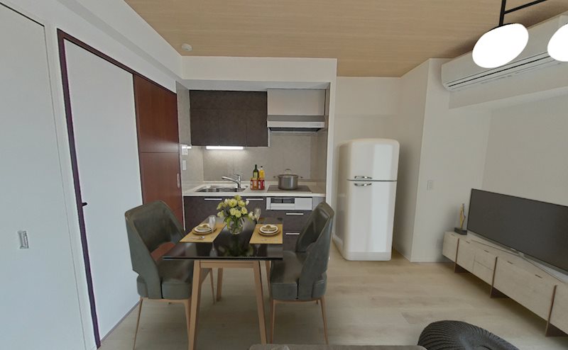 レジディア中延14階 リビング　※これはVR画像です。