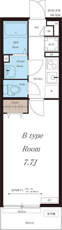 リブリ・サン湘南2階 間取