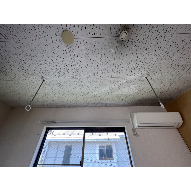 T･ハウス202号室 室内物干しフック付き