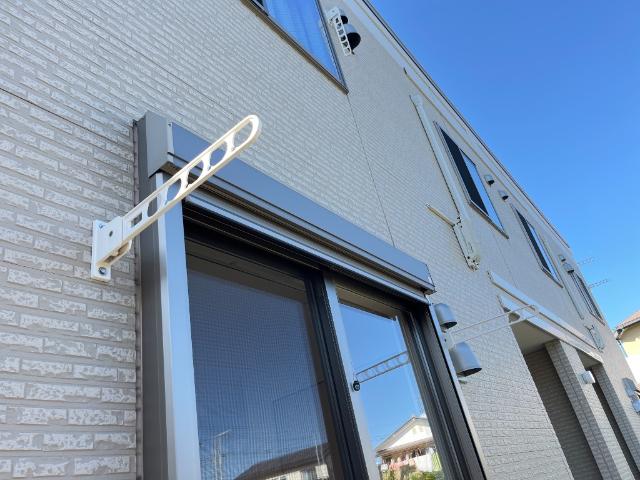 ル・トレーフル101号室 屋外物干