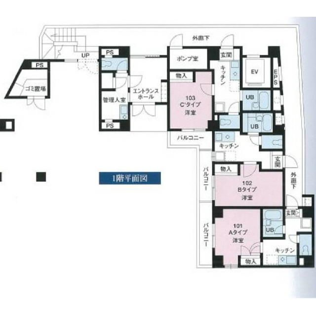 プレール渋谷壱番館401号室 部屋その他