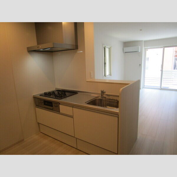 サンティエⅡ グリル付き3口ガスコンロキッチン