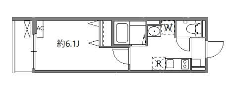 ラグゼフラット東六郷0105号室 間取