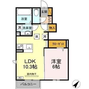 COMFOR105号室 間取