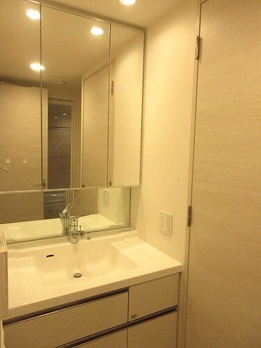 津田沼　ザ・タワー 洗面所　内装前