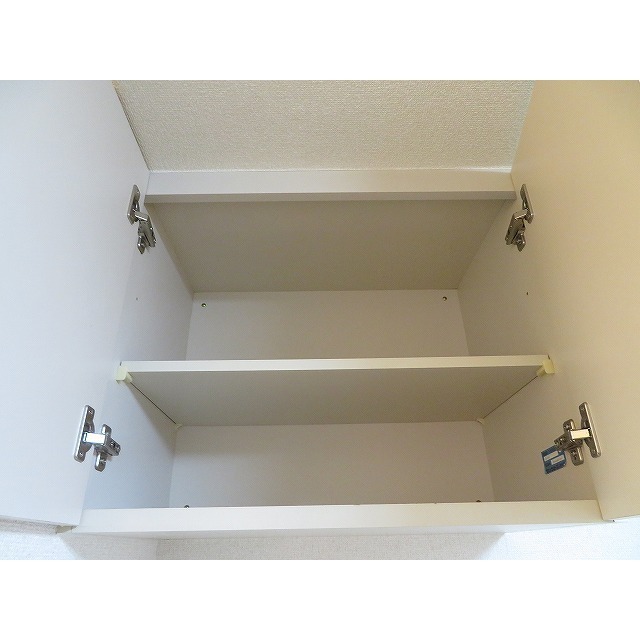 ライフピア松ノ木Ｂ棟 洗濯機置き場上部収納