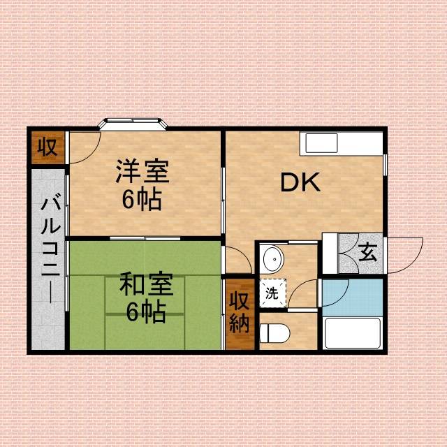 スィート　ドリームＡ1階 間取