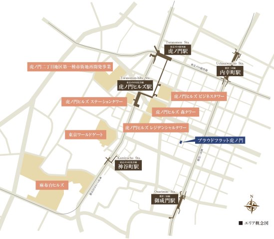 プラウドフラット虎ノ門602号室 同建物別部屋の参考画像