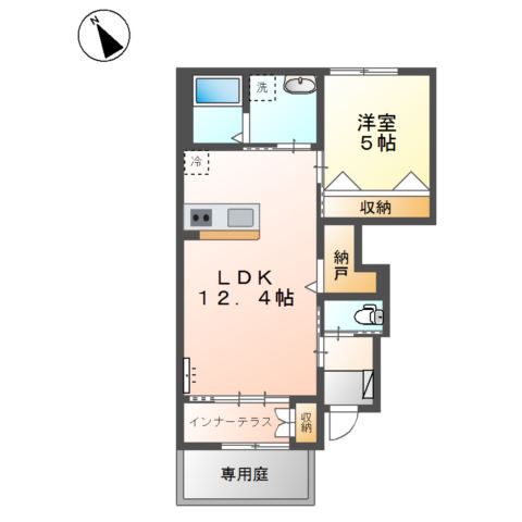 ジュアン101号室 間取