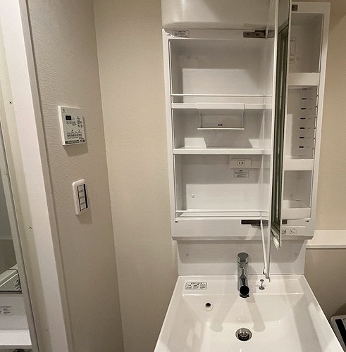 VIOR文京関口3階 洗面所　洋室　※同タイプ別部屋2025.12新築未入居時撮影