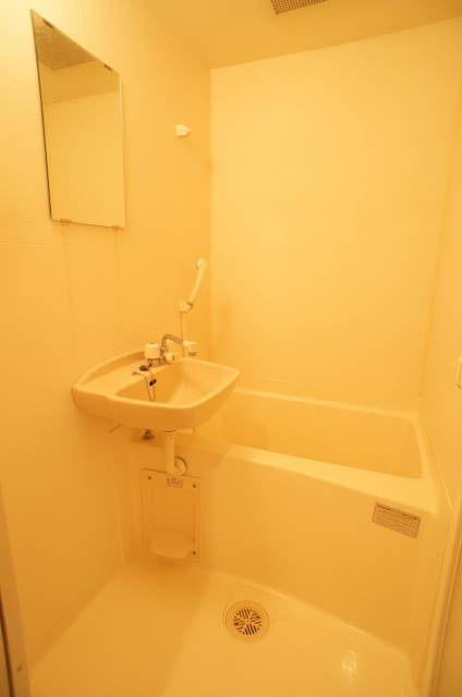 芝コーポ５号館0601号室 お風呂に洗面ボウルあります