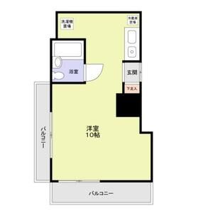 レイクサイド湯島402号室 間取