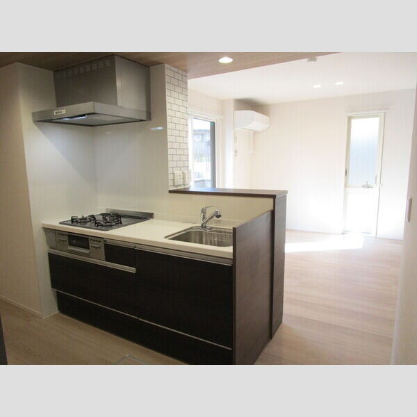 ラ・ペッシュ 対面式3口ガスコンロ付システムキッチン