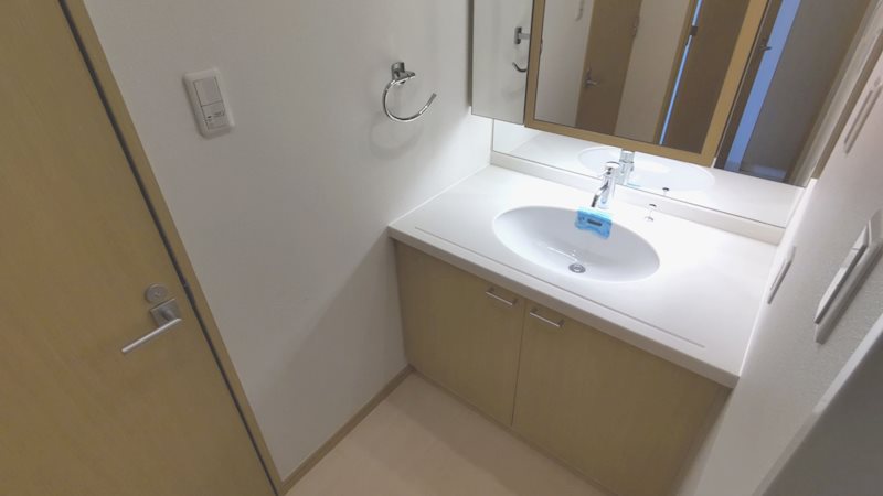 レジディアタワー乃木坂10階 洗面