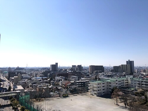 プラウドタワー武蔵浦和レジデンス11階 バルコニーからの眺望別角度　※2026.2撮影