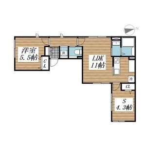 Heim　Komorelia0101号室 間取