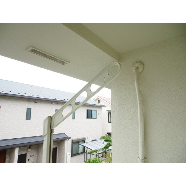 佐藤タウンハウスA号室 物干しフックあり