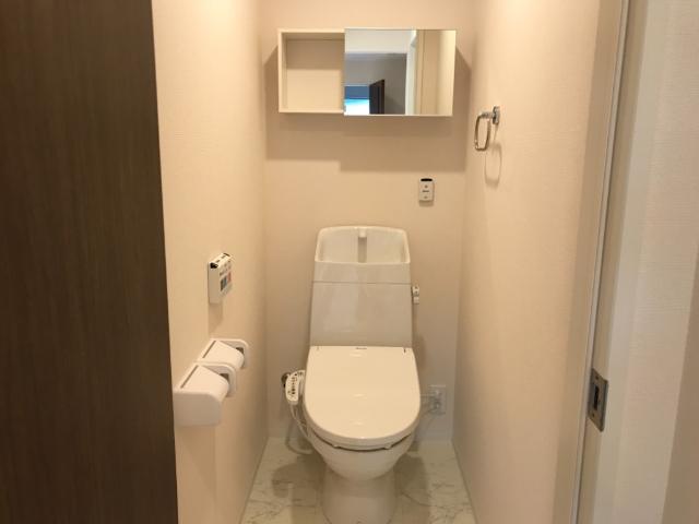 ラ・ジオンあきる野103号室 シャワー付トイレ