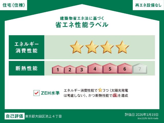 ファミリア池上 省エネ性能ラベル