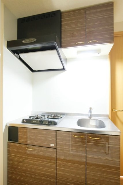 ルーブル野方伍番館 システムキッチン（2口ガスコンロ）