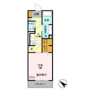 サンモールおおたかの森103号室 間取