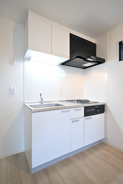 フェリデンシア御嶽山4階 システムキッチン（2口ガスコンロ・グリル付）