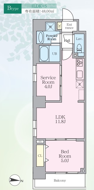 ロレーヌ東陽6階 間取