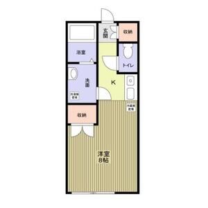 パレットコート203号室 間取