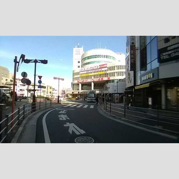 サンパレストミタ203号室 京王線北野駅前(2017.2月撮影)
