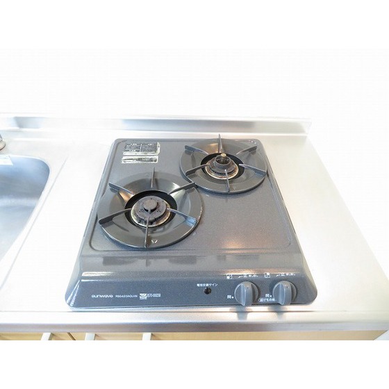 サン・ルミエール0303号室 ガスコンロ2口