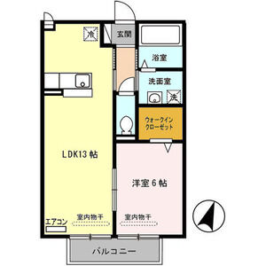 オークガーデン M202号室 間取