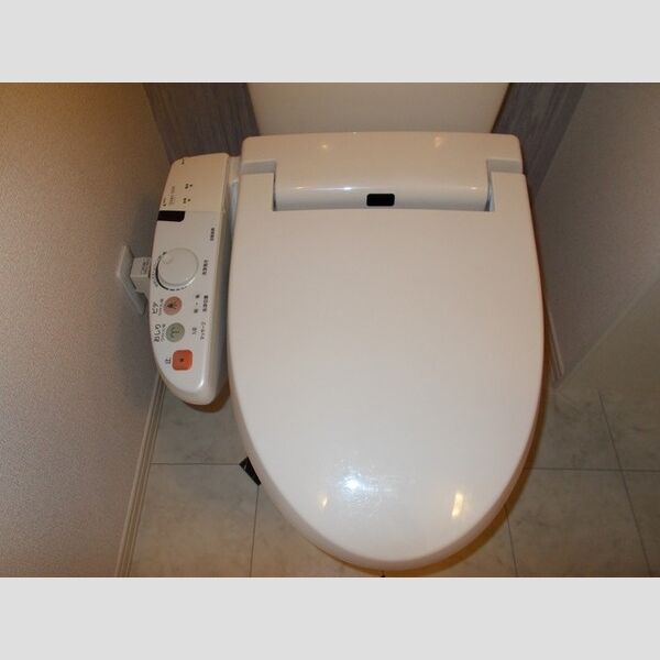 サニーフラット三ツ沢203号室 温水洗浄暖房便座付トイレ