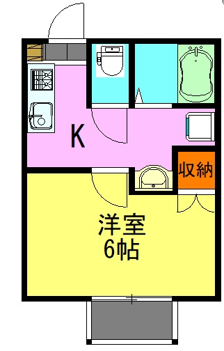 カーサ高柳1階 間取