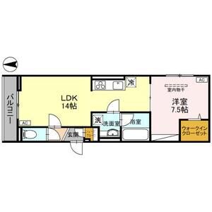 アニヴェルセル301号室 間取