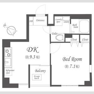 アイル池袋NORTH弐番館801号室 間取