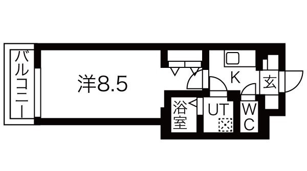 ルネサンスコート祐天寺4階 間取