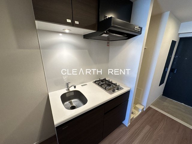 コンシェリア ＫＡＷＡＳＡＫＩ ＭＡＳＴＥＲ’Ｓ ＶＩＬＬＡ15階 ガス2口システムキッチン