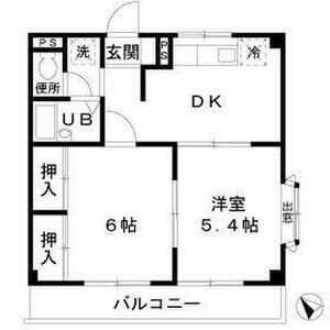 エステートピア石渡203号室 間取