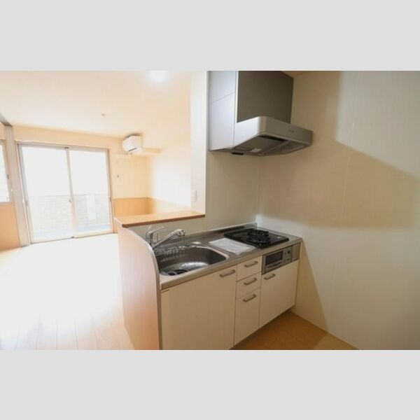 アルシュ　川303号室 キッチン　二口コンロ